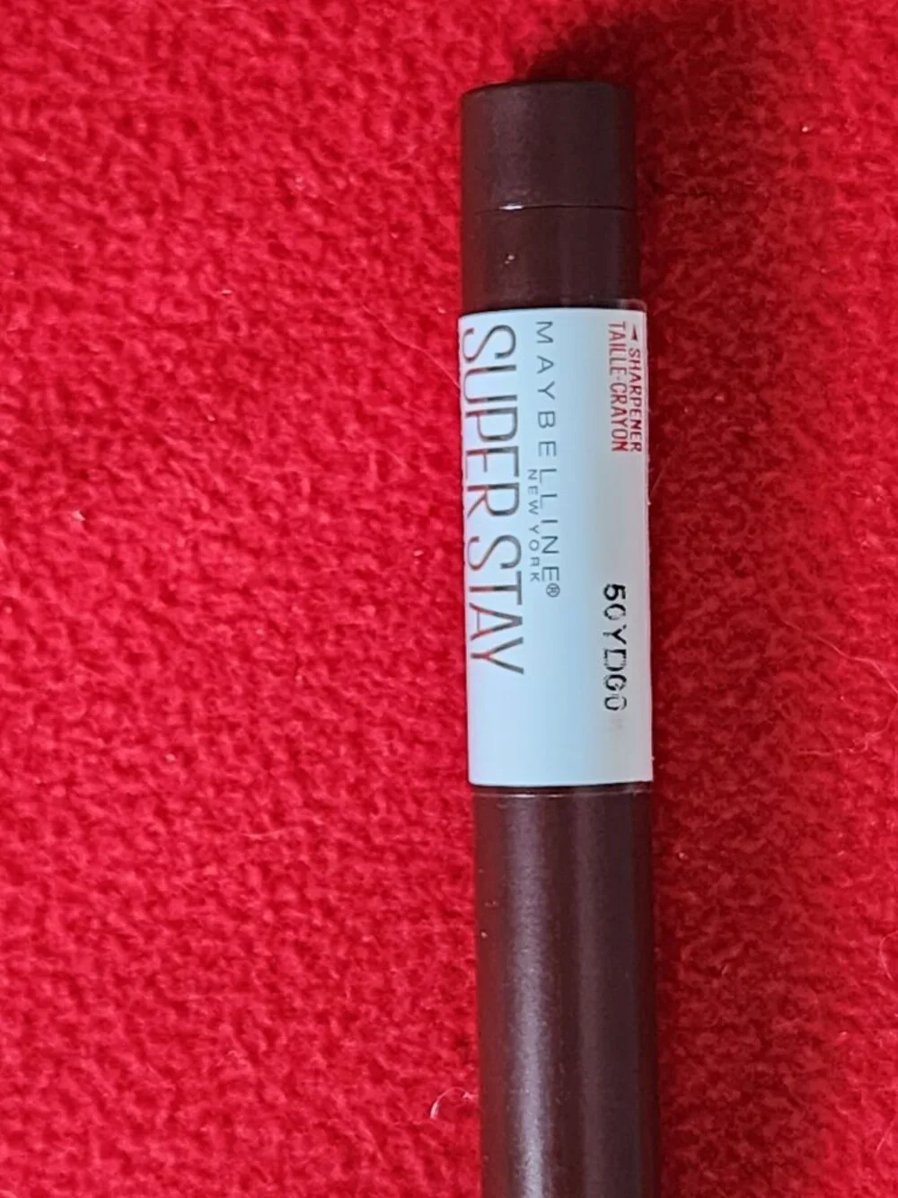 Maybelline New York SuperStay Ink Lip Crayon .04oz Color 165 Drive the Future